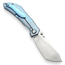 Kansept Tipper 3.38" CPM S35VN Blue Anodized Titanium Plain Blue K1079A1