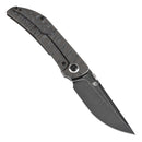 Kansept Tarkin 3.42" Blackstonewashed CPM 20CV Tiger Stripe Flamed Titanium Black Gray K1078A7