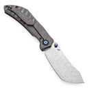 Kansept Tipper 3.38" Damascus Titanium with Tiger Stripe Finish Grey K1079A4