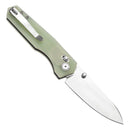 Tenable Beaver 3.44" Stonewashed Nitro-V Blade Jade G10 T1105V4