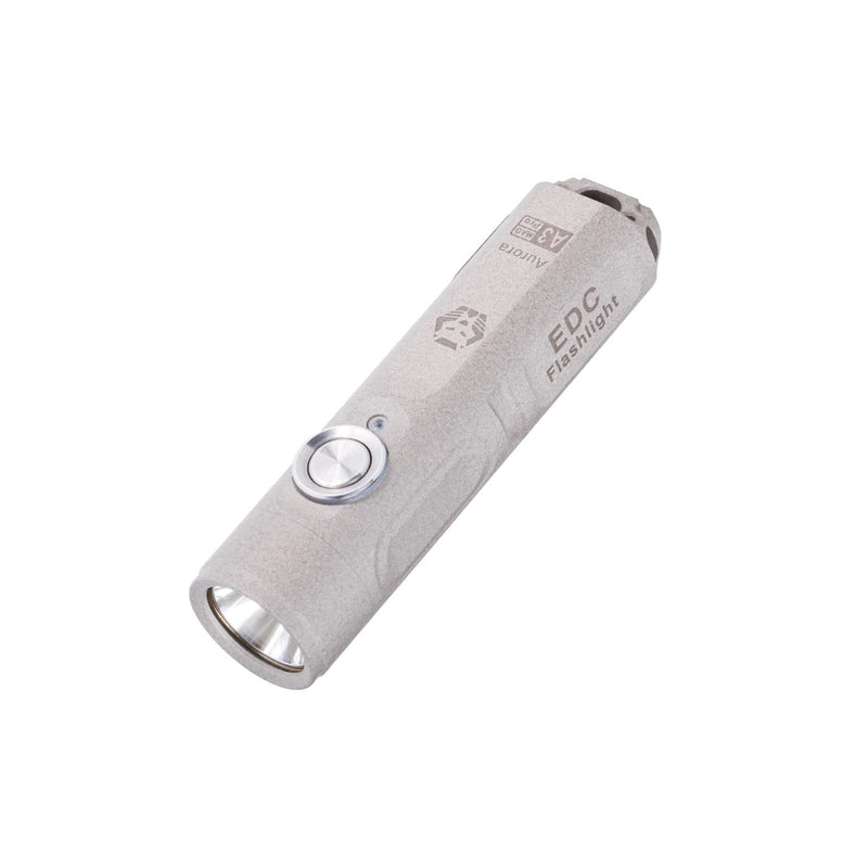 RovyVon A3 Pro G4 650 Lumen USB-C Rechargeable Keychain Flashlight - MAO Marble Gray