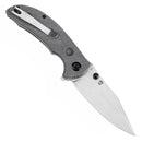 Tenable Rei T1061A3 – 3.3" Stonewashed 14C28N Blade, Black Micarta Handle with Dimples and Liner Lock