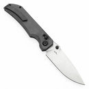 Tenable Eaglestrike T1095V1 – 3.73" Satin Nitro-V Drop Point Blade, Black Micarta Handle with Crossbar Lock