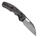 Kansept Vivid 3.04'' Mirror DLC CPM S35VN Blackwashed Titanium with Purple Haze Fatcarbon K1094V4