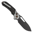 Quasar Blackwash CPM 20CV Stonewashed Titanium, Dark Matter Glow FatCarbon