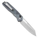Tenable Shard 3.47" Stonewashed 14C28N Gray Aluminum with Diamond Pattern T1006V4
