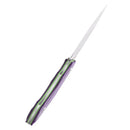 Tenable Luccio G007A5 – 3.81" Stonewashed 14C28N Blade, Purple G10 Handle