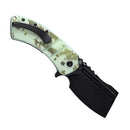 Kansept XL Korvid 3.55" 154CM Jade and Camouflage G10 T1030B2
