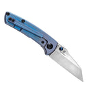 Kansept Little Main Street 2.26" Satin CPM-S35VN  Blue Anodized Titanium K2015A3