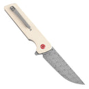 Kansept Anomaly 3.14" Damascus Ivory G10 K2038A5