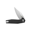 Kubey Knife Hades Button Lock Black 3.43 inch 14C28N Black G-10 KUB394A