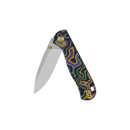 QSP Ferret Mardi Gras Exclusive 3in Nitro V Stonewashed Blade G10 Handles