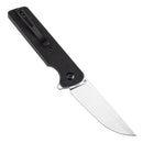 Tenable Anomaly T2038A1 – 3.14" Stonewashed Nitro-V Drop Point Blade, Black G10 Handle with Liner Lock
