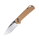 SRM Knife - 3.39" Brushed/Black PVD Blade - Tan G10 Handle - 168L-GW
