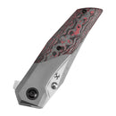 Kansept Deadite 3.52" CPM S35VN Bronze Anodized Titanium with Lava Flow Fatcarbon Bronze Red K1081A4