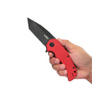 Kubey Bravo 1 3.39" AUS-10 Red Black G10 KUB318B