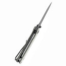 Tenable Fermi T1122A4 – 3.11" Gray TiCN-Coated 14C28N Blade, Green Micarta Handle with Liner Lock