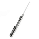 Kansept Tarkin 3.42" Damascus Bead Blasted Titanium with Holes Gray K1078A5