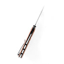 Kansept XL Korvid 3.55" 154CM Brown Micarta T1030A2