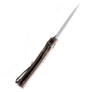 Kansept Hellx 3.6" D2 Brown Micarta T1008F2