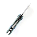 Kansept Mini Korvid 1.45" Stonewashed 154CM Jade G10 with Icicle Camo Jade、Blue、Black T3030C2