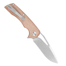 Kansept Kryo 3.58" Stonewashed 12C28N Brown Micarta T1001M4