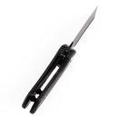 Kansept Mini Korvid 1.45" Blackwash CPM S35VN Black and Red Carbon Fiber K3030A12