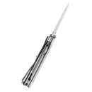 Tenable Fermi T1122A3 – 3.11" Stonewashed 14C28N Blade, Black Micarta Handle with Liner Lock