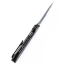 Kansept Superhawk 3.89'' CPM-S35VN Blackwash Titanium & Shred Carbon Fiber-K1084B2