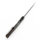 Kansept Cru 3.46" CPM-S35VN Black TiCn Coated Blackwash Titanium & Copper Carbon Fiber-K1092A1