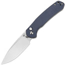 CJRB PYRITE J1925 AR-RPM9 POWDER STEEL STONE WASH BLADE BLUE G10 HANDLE FOLDING KNIFE