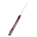 Tenable Colibri Tech T1060A1 – 4.34" Blackwash Nitro-V Blade, Black & Red G10 Handle