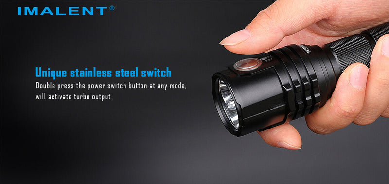 Imalent MS03W 13000 Lumen USB-C Rechargeable Flashlight  1* 21700 Battery - Warm White LED