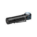 Olight Perun 3 Headlamp – Black | 3,000 Lm Rechargeable Right‑Angle Headlamp with White & Red Light Modes