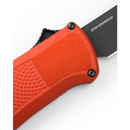 Benchmade 5370BK-04 Limited Shootout OTF AUTO Knife 3.51" CPM-CruWear Black DLC Tanto Blade, Mesa Red Grivory Handles