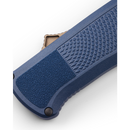 Benchmade 5370FE-01 Shootout OTF Knife 3.51" CPM-CruWear Flat Dark Earth Tanto Blade Crater Blue Grivory Handles