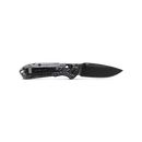 Benchmade 565BK-02 Mini Freek Folding Knife 3" CPM-M4 Black Drop Point Plain Blade Black/Gray G10 Handles