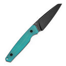 Tenable Parr G011B3 – 3.12" Reverse Tanto 14C28N Blade, Tiffany Blue G10 Handle, Kydex Sheath – Designed by Jonathan Styles