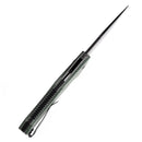 Kansept Hellx 3.6" D2 Green Micarta T1008F1