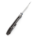 Kansept Tipper 3.38" Damascus Titanium with Tiger Stripe Finish Grey K1079A4