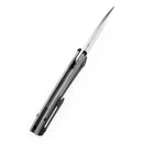 KANSEPT Thumb Stub Raven K2109A2 – Titanium & Shred Carbon Fiber, 3.13" CPM 20CV Blade, Black Bird Blades Design