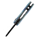 Kansept Mini Korvid 1.45" Stonewashed 154CM Jade G10 with Icicle Camo Jade、Blue、Black T3030C2