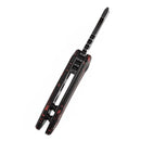 Kansept Mini Korvid 1.45" Blackwash CPM S35VN Red and Black G-mascus K3030S1