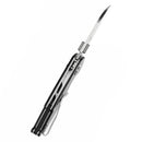 Tenable Model 6 T1022V1 – 3.1" Satin 14C28N Blade, Twill Carbon Fiber Handle with Crossbar Lock