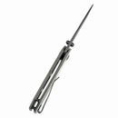 Tenable Fermi T1122A4 – 3.11" Gray TiCN-Coated 14C28N Blade, Green Micarta Handle with Liner Lock