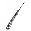 Tenable Rei T1061A2 – 3.3" Blackwash 14C28N Blade, Green Micarta Handle with Liner Lock