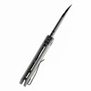Tenable Rafe L T1048A1 – 3.19" Black Stonewashed 14C28N Blade, Green Micarta Handle with Liner Lock