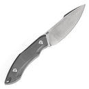 Kansept Luccio 3.81'' Satin CPM S35VN Grey Anodized Titanium G007A7