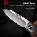 REMETTE RT-Squirrel Folding Knife – M390 Premium Blade with Titanium Handle | RTDP-G