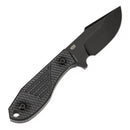 Tenable Tiny Dancer G014A4 – 3.17" Blackwash D2 Drop Point Blade, Black Micarta Handle, Fixed Blade EDC Knife – Designed by JB Stout